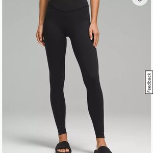 LULULEMON wunder under high rise 28” leggings
